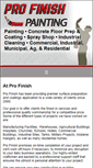 Mobile Screenshot of profinishiowa.com